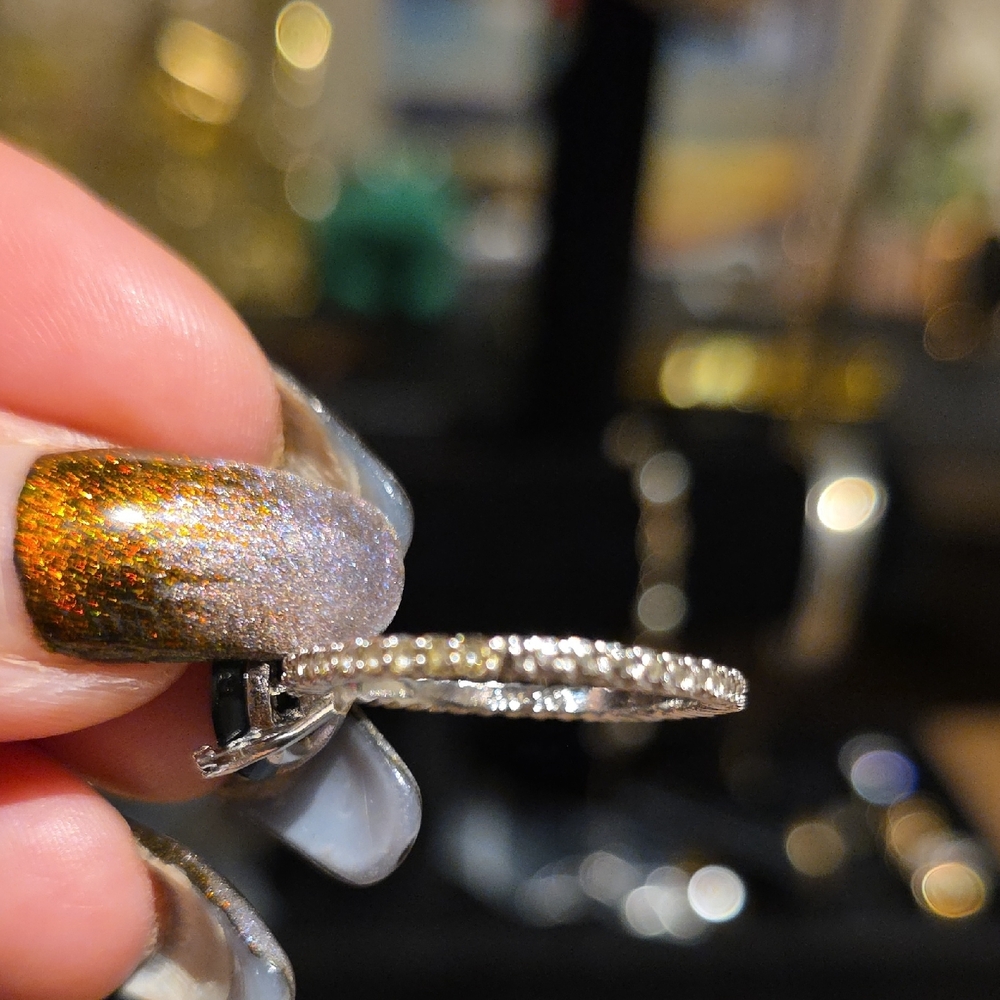 Source Unknown Gold Ring With Deep Green Oval Sto… - image 3